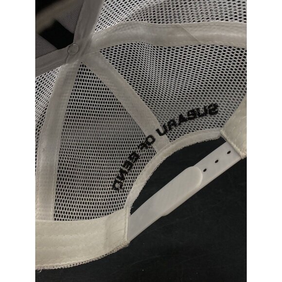 SOB Subaru Of Bend Oregon Snapback Mesh Trucker Hat Black White - Picture 6 of 6